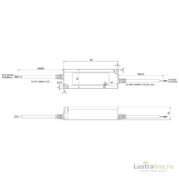 Блок питания Deko-Light 60Вт 90-305В IP20 862251