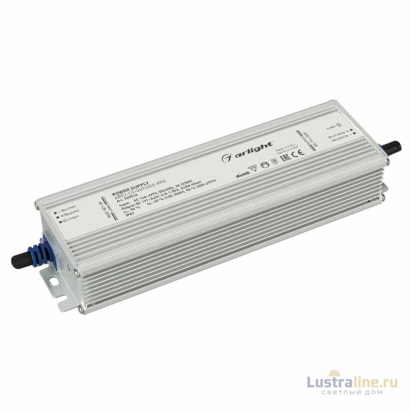 Блок питания Arlight ARPJ-LG-3431050-PFC (240W, 171-343V, 0.5-1.05A, IP67) 039542