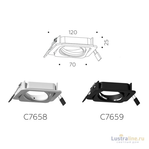 Корпус светильника Ambrella Light DIY Spot C7658 Корпус светильника Ambrella Light DIY Spot C7658