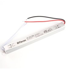 Трансформатор для светодиодной ленты Feron LB001 18Вт 12В IP20 48010