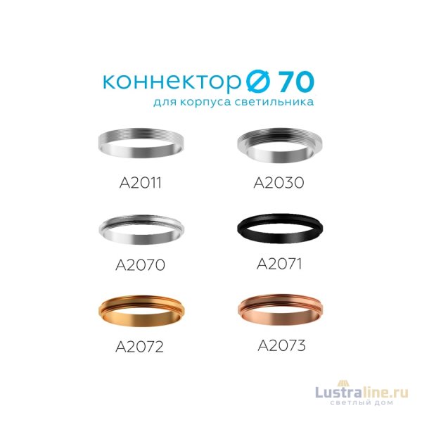 Коннектор декоративный Ambrella Light DIY Spot A2072 Коннектор декоративный Ambrella Light DIY Spot A2072