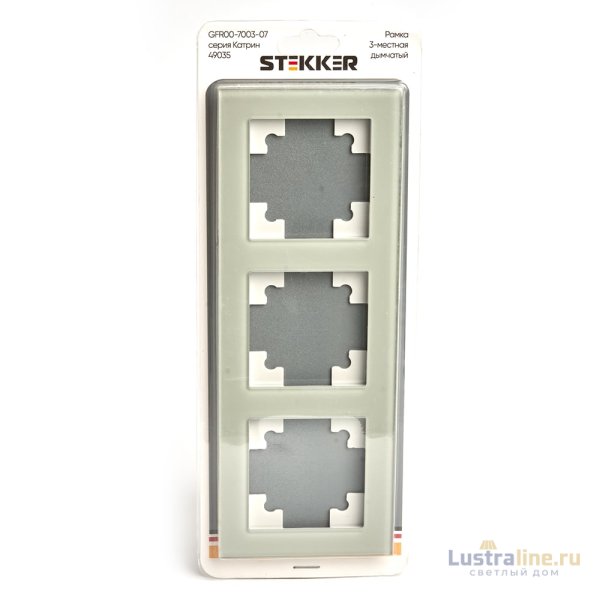 Рамка 3-местная Stekker Катрин GFR00-7003-07 49035