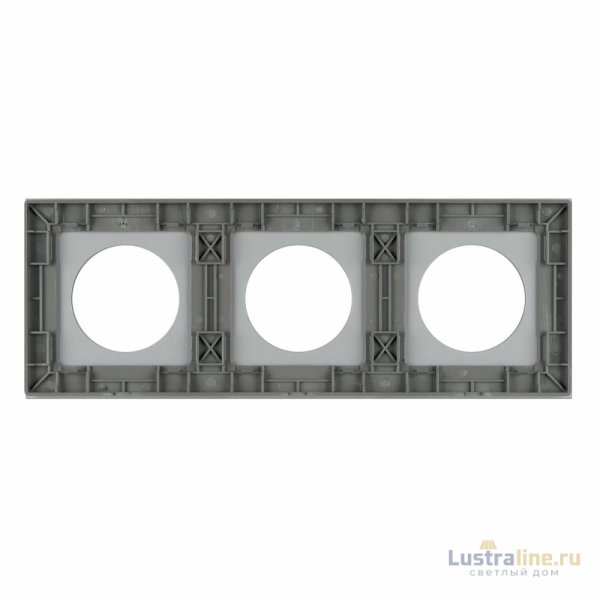 Рамка стеклянная на 3 поста Arlight FRM-GLARE-GC-3-GR 043840