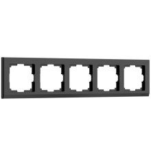 Рамка на 5 постов Werkel Stark черный W0051808 4690389161957