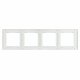 Рамка четырехместная Arlight FRM-GLARE-GS-4-WH 043802