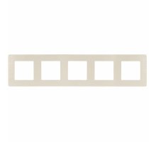 Рамка для розеток и выключателей на 5 постов Эра 12-5105-02 Б0052540