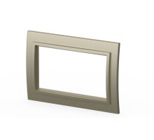 Рамка для двухместной розетки без заземления ELBI Zena 608-011400-908