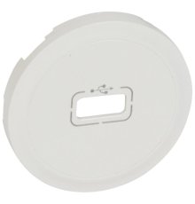 Лицевая панель Legrand Celiane розетки USB белая 068253