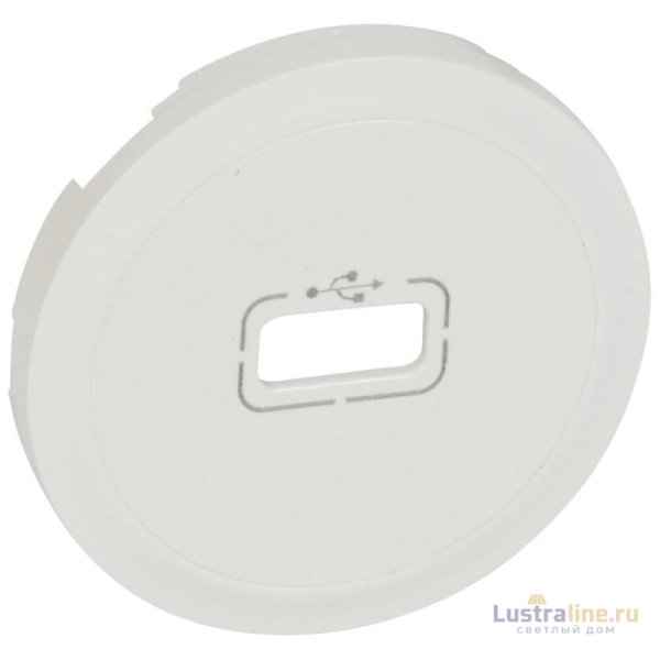 Лицевая панель Legrand Celiane розетки USB белая 068253