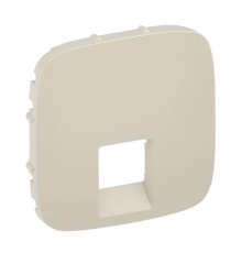 Лицевая панель Legrand Valena Allure розетки телефонной RJ-11/Ethernet RJ-45 слоновая кость 755416