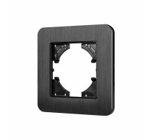 Рамка алюминиевая на 1 пост Arlight FRM-AKIRY-AL-1-BK 049681
