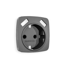 Лицевая панель для розетки с/з со шторками 2USB A+A Ambrella Volt Omega OP6590