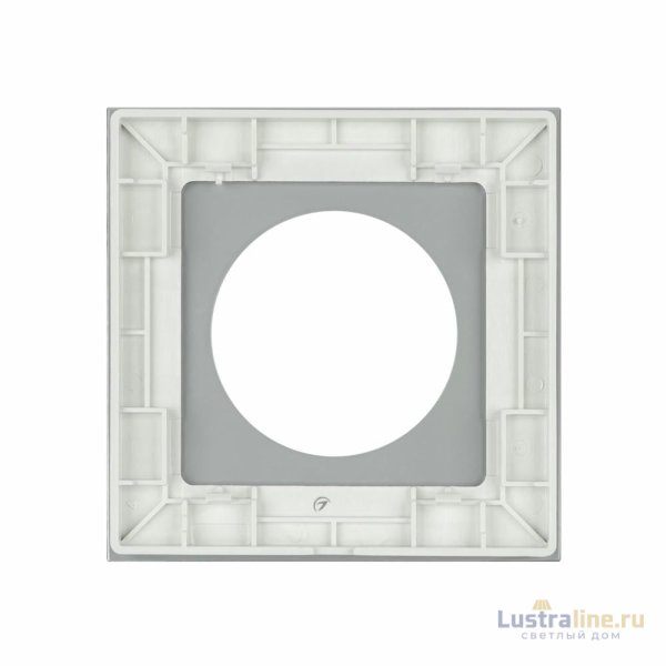 Рамка стеклянная на 1 пост Arlight FRM-GLARE-GC-1-WH 043832
