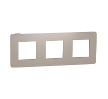 Рамка 3-постовая Schneider Electric Unica New NU280628