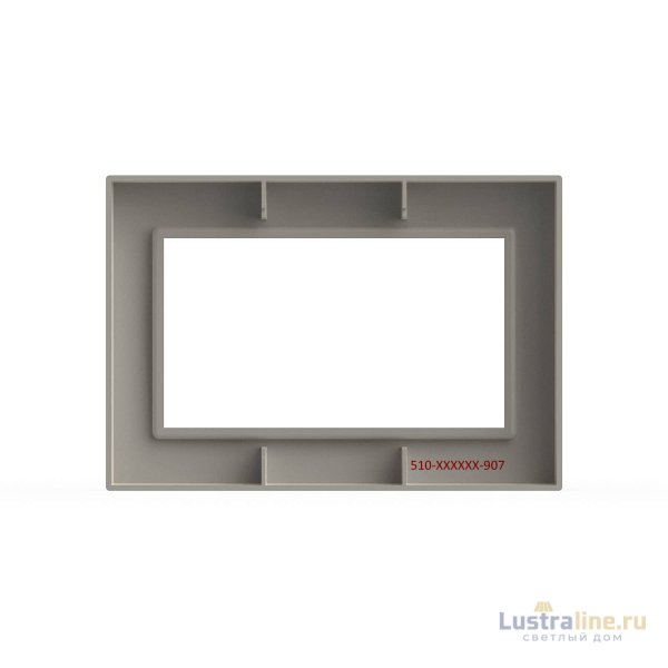 Рамка для двухместной розетки без заземления ELBI Vega 510-010200-908