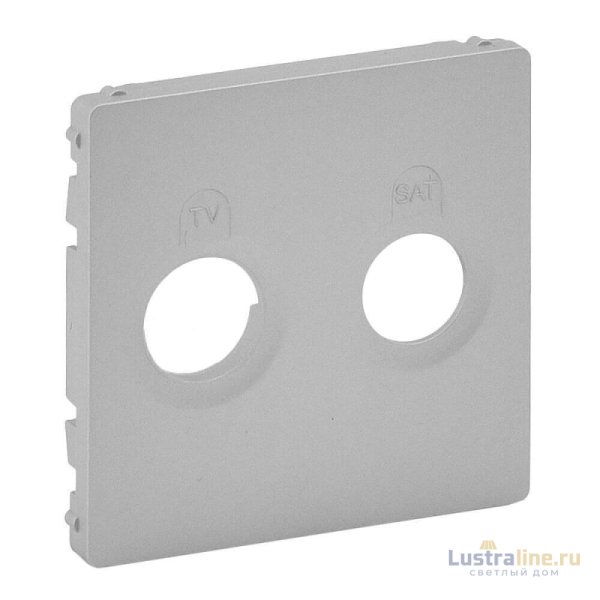 Лицевая панель Legrand Valena Life розетки TV-SAT алюминий 754822