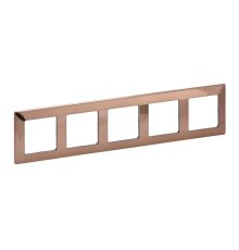 Рамка 5-постовая Legrand Valena Life Медь 754165