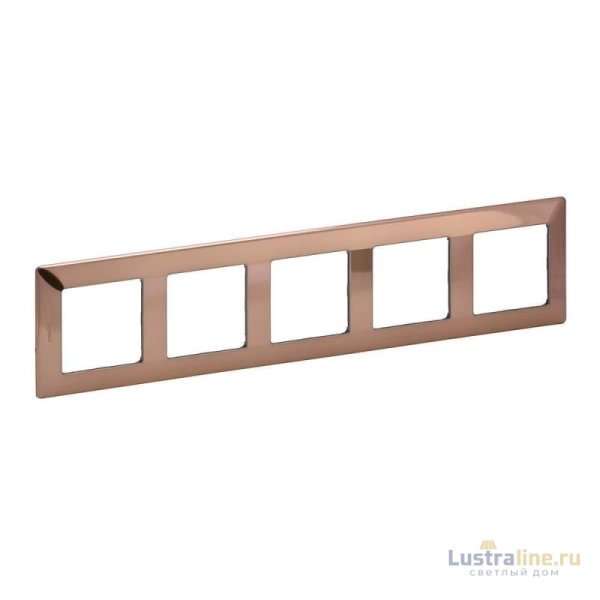 Рамка 5-постовая Legrand Valena Life Медь 754165
