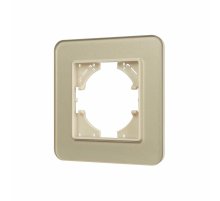 Рамка стеклянная на 1 пост Arlight FRM-OMALI-GS-1-GD 049667