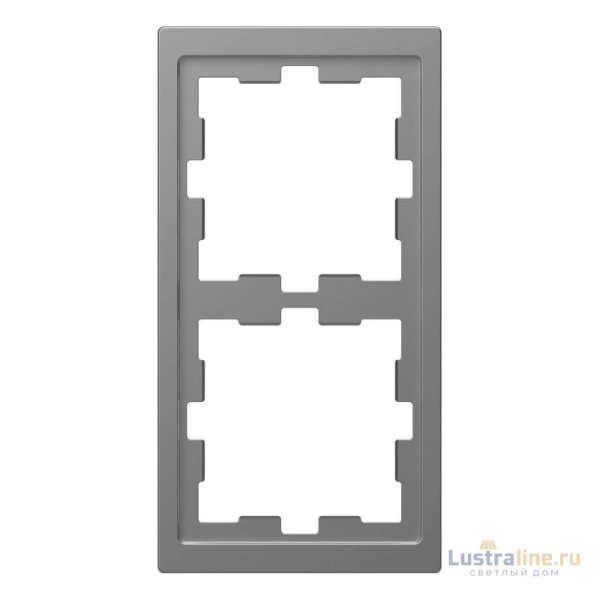 Рамка 2-постовая Schneider Electric Merten D-Life MTN4020-6536