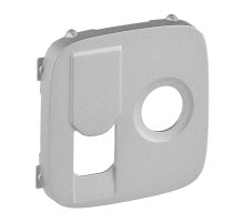 Лицевая панель Legrand Valena Allure розетки TV-RJ45 алюминий 754837