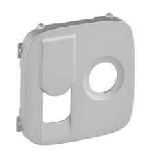 Лицевая панель Legrand Valena Allure розетки TV-RJ45 алюминий 754837