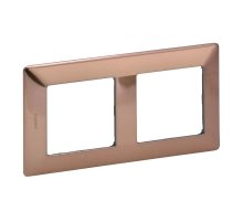 Рамка 2-постовая Legrand Valena Life Медь 754162