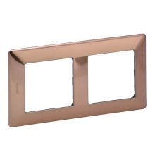 Рамка 2-постовая Legrand Valena Life Медь 754162