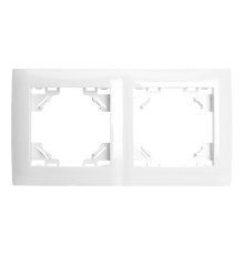 Рамка двухместная Stekker PFR00-9012-01 Эрна Элегант 49630