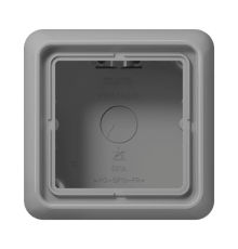 Коробка одноместная Jung CD581AGR