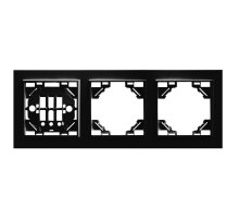 Рамка 3-местная горизонтальная Stekker PFR00-9003-03 39484
