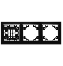 Рамка 3-местная горизонтальная Stekker PFR00-9003-03 39484