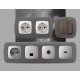 Рамка двухместная Ambrella Volt Ecta OF140652