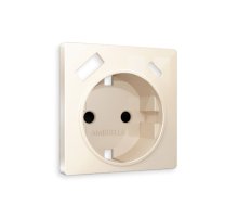 Лицевая панель для розетки с/з со шторками 2USB A+C Ambrella Volt Alfa AP3100