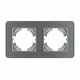Рамка на 2 поста стеклянная Arlight FRM-OMALI-SFGS-2-GR 049710