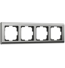 Рамка на 4 поста Werkel Metallic глянцевый никель W0041602 4690389159046