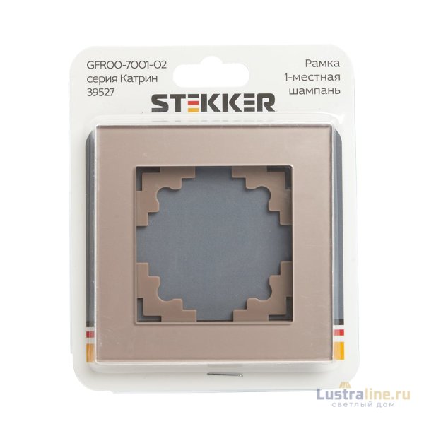 Рамка 1-местная Stekker Катрин 39527
