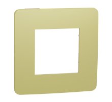 Рамка 1-постовая Schneider Electric Unica New NU280212