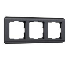 Рамка на 3 поста Werkel Stream графит W0032104 4690389162275