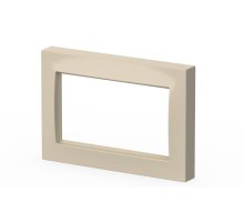 Рамка для двухместной розетки без заземления ELBI Vega 510-010300-908