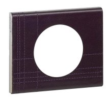 Рамка 1-постовая Legrand Celiane кожа пурпур 069441