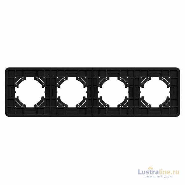 Рамка на 4 поста алюминиевая Arlight FRM-AKIRY-AL-4-BK 049732