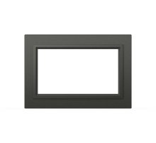 Рамка для двухместной розетки с заземлением ELBI Zena 608-011100-907