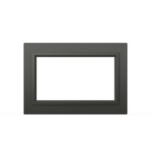 Рамка для двухместной розетки с заземлением ELBI Zena 608-011100-907