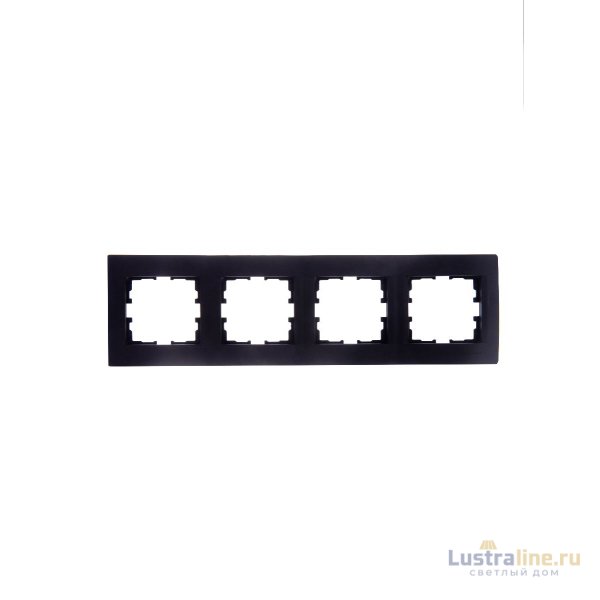 Рамка 4-местная горизонтальная Lezard Karina 707-4200-149
