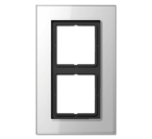 Рамка двухместная Jung LSP982GLWW