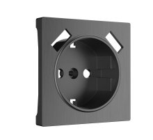 Накладка для розетки USB Werkel графит рифленый W1179504 4690389158667