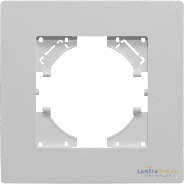 Рамка пластиковая на 1 пост Arlight FRM-PERIO-PL-1-WH 049688