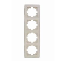 Рамка 4-местная вертикальная Lezard Rain 703-0303-154 Рамка 4-местная вертикальная Lezard Rain 703-0303-154