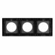 Рамка стеклянная на 3 поста Arlight FRM-GLARE-GC-3-BK 043839